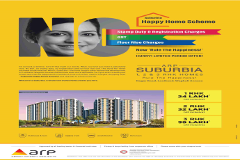 Avail the Happy Home Scheme at ARP Suburbia Estate in Pune